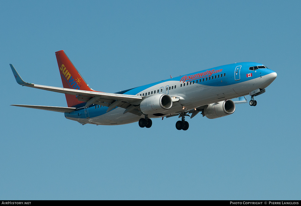 Aircraft Photo of C-FLZR | Boeing 737-8K5 | Sunwing Airlines | AirHistory.net #258217