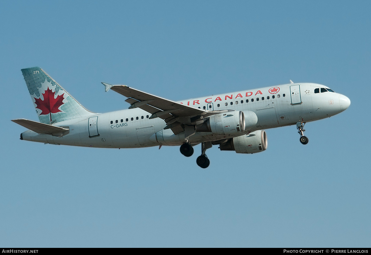 Aircraft Photo of C-GARG | Airbus A319-114 | Air Canada | AirHistory.net #258251