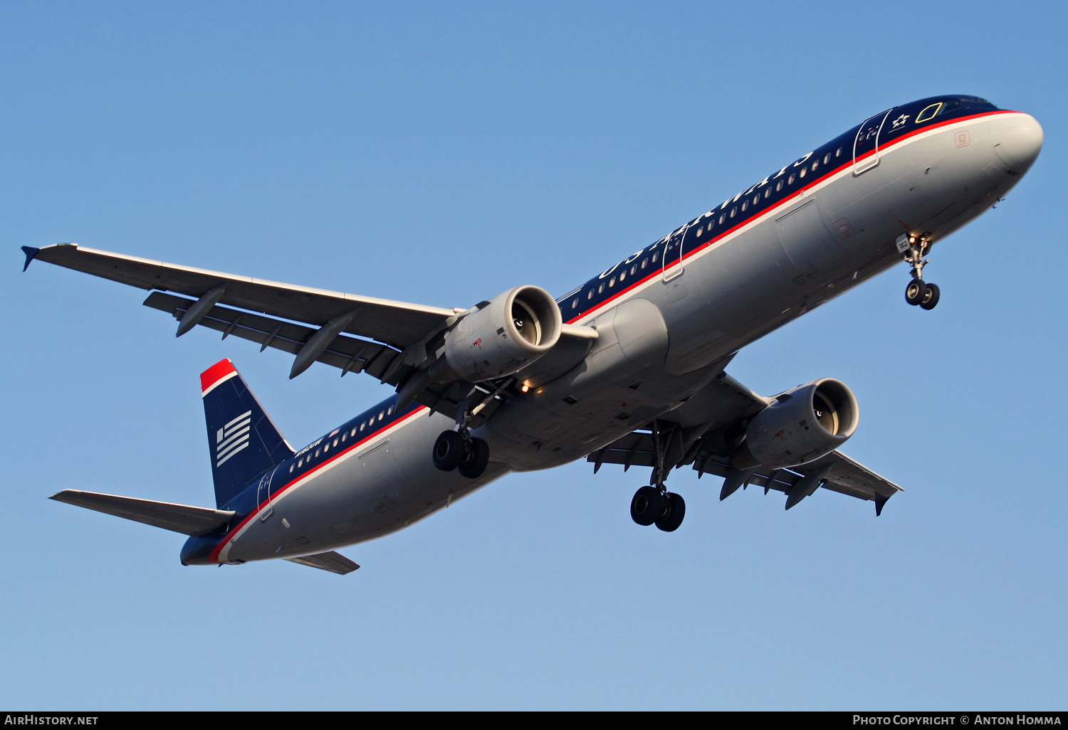 Aircraft Photo of N182UW | Airbus A321-211 | US Airways | AirHistory.net #258268