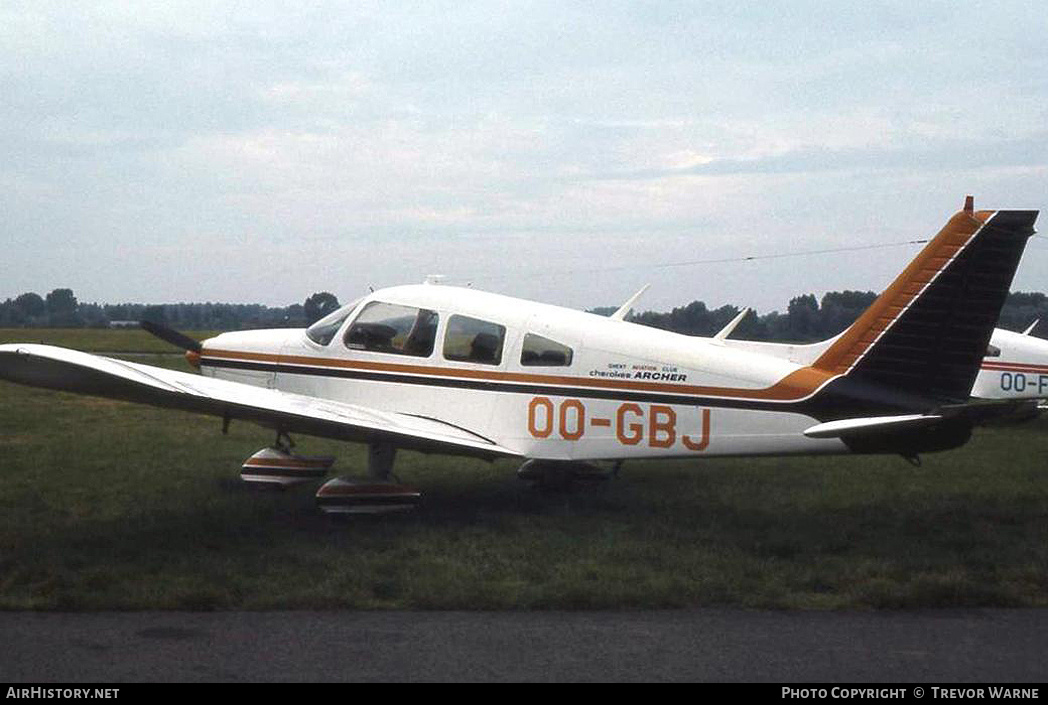 Aircraft Photo of OO-GBJ | Piper PA-28-180 Cherokee Archer | Ghent Aviation Club | AirHistory.net #258287