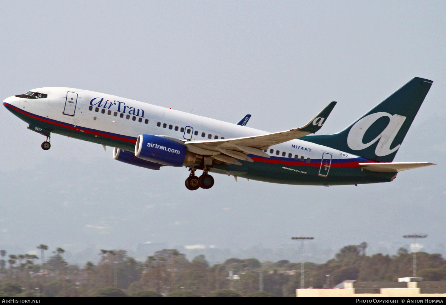 Aircraft Photo of N174AT | Boeing 737-76N | AirTran | AirHistory.net #258289
