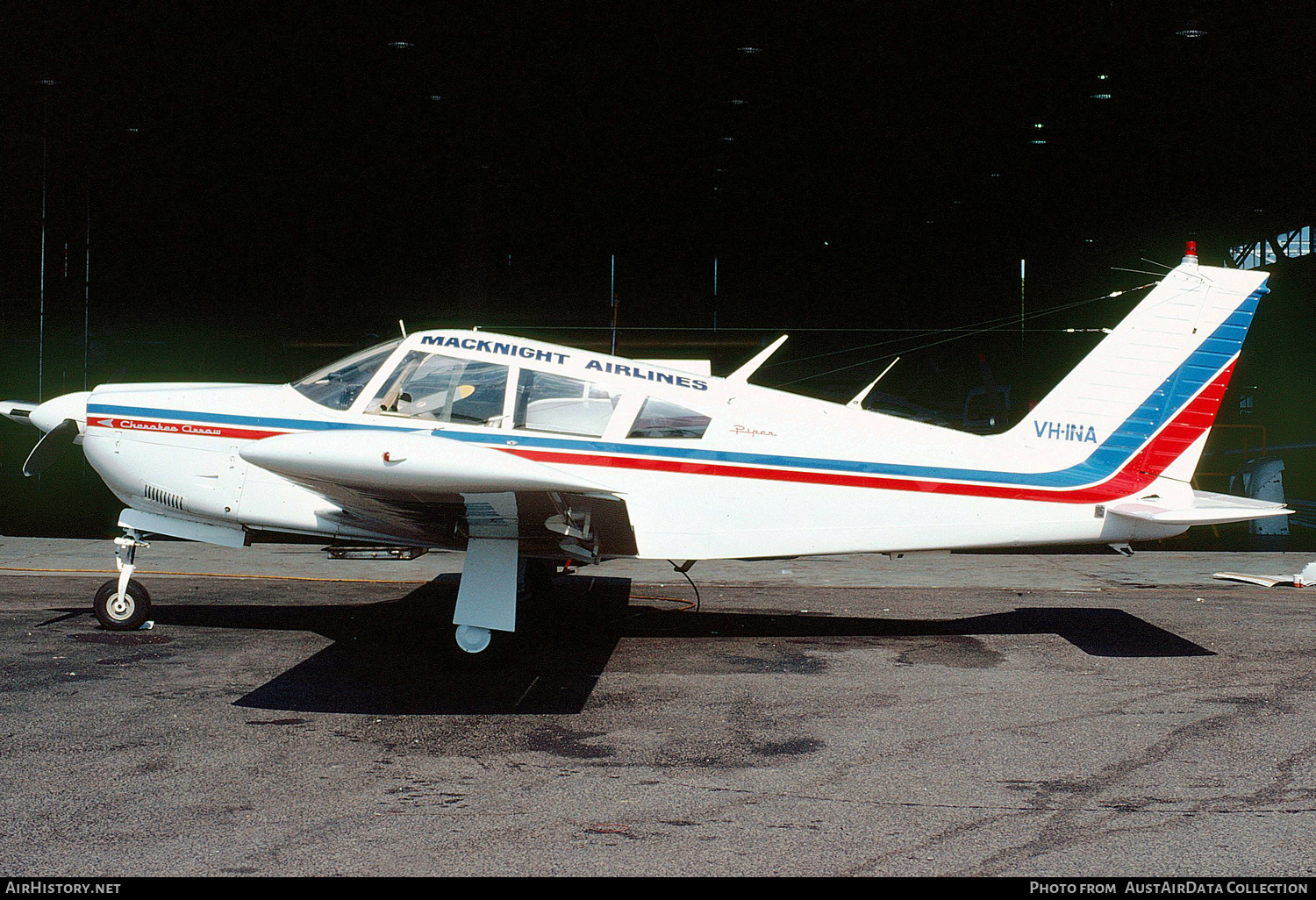 Aircraft Photo of VH-INA | Piper PA-28R-180 Cherokee Arrow | Macknight Airlines | AirHistory.net #258304