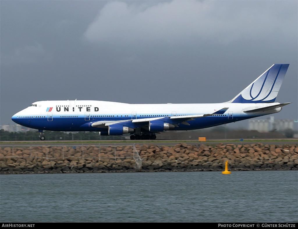 Aircraft Photo of N196UA | Boeing 747-422 | United Airlines | AirHistory.net #258341