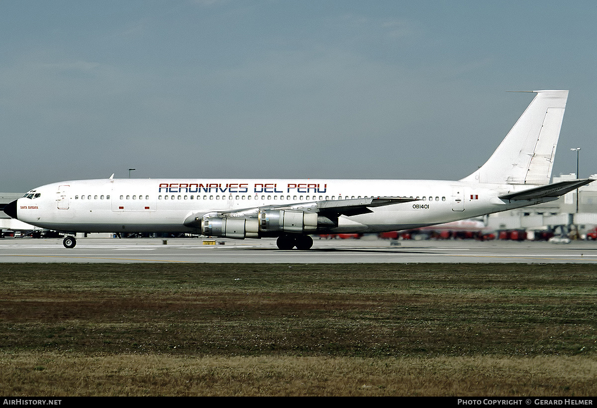 Aircraft Photo of OB-1401 | Boeing 707-351C | Aeronaves del Peru | AirHistory.net #258342