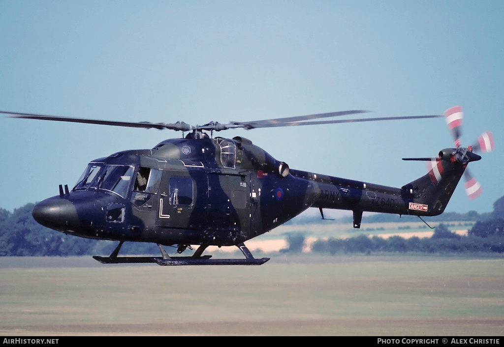 Aircraft Photo of XZ640 | Westland WG-13 Lynx AH1 | UK - Army | AirHistory.net #258344