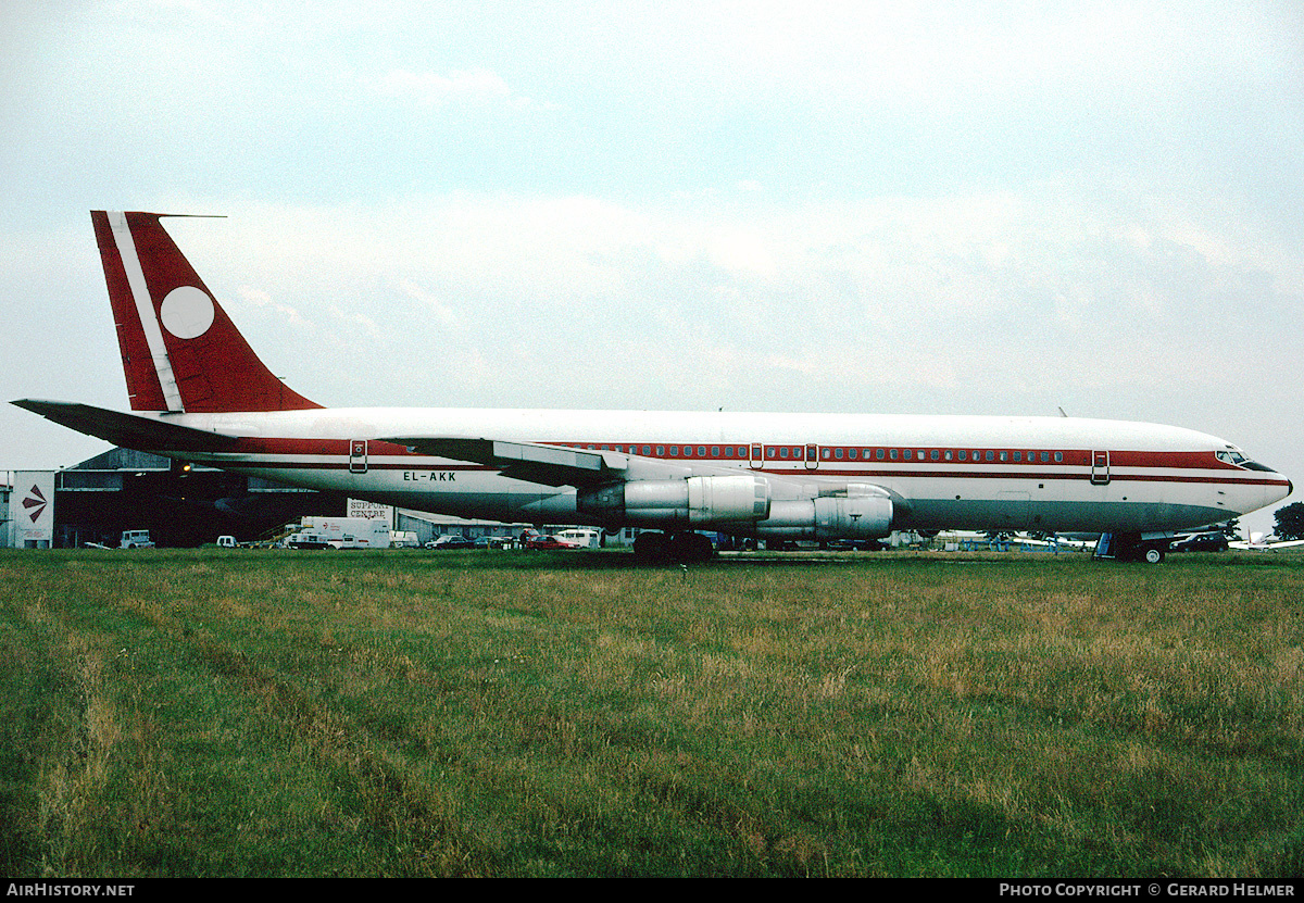 Aircraft Photo of EL-AKK | Boeing 707-323B | AirHistory.net #258346