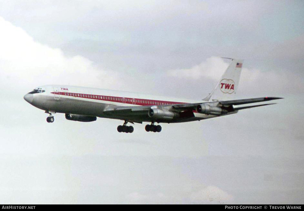 Aircraft Photo of N8738 | Boeing 707-331B | Trans World Airlines - TWA | AirHistory.net #258357