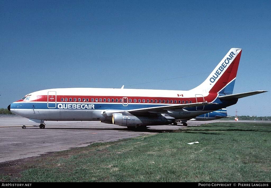 Aircraft Photo of C-GQBD | Boeing 737-210C | Quebecair | AirHistory.net #258359