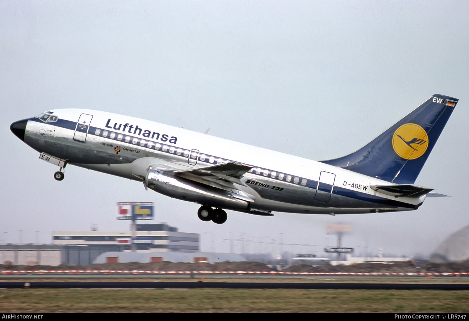 Aircraft Photo of D-ABEW | Boeing 737-130 | Lufthansa | AirHistory.net #258360