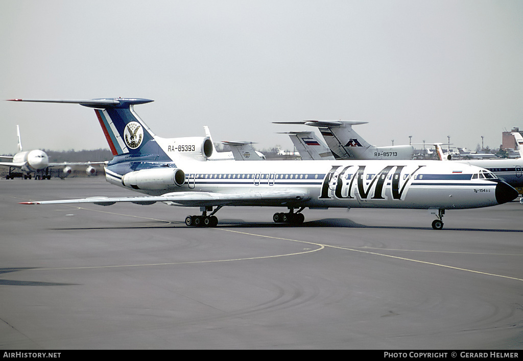 Aircraft Photo of RA-85393 | Tupolev Tu-154B-2 | KMV - Kavkazskie Mineralnye Vody | AirHistory.net #258366