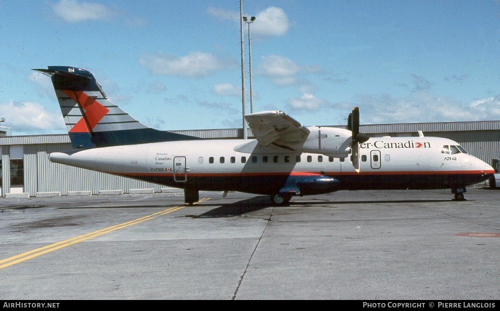 Aircraft Photo of C-FIQB | ATR ATR-42-300 | Inter-Canadien | AirHistory.net #258367