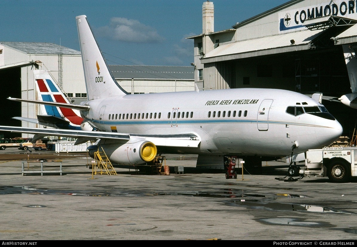 Aircraft Photo of 0001 | Boeing 737-2N1/Adv | Venezuela - Air Force | AirHistory.net #258372