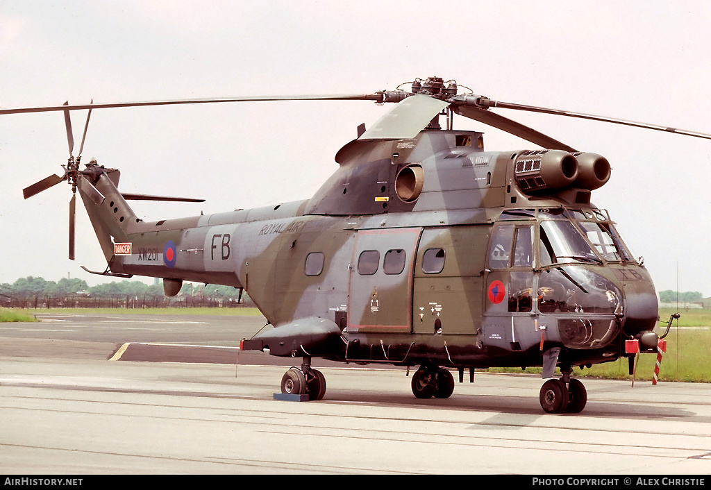 Aircraft Photo of XW201 | Aerospatiale SA-330E Puma HC1 | UK - Air Force | AirHistory.net #258388