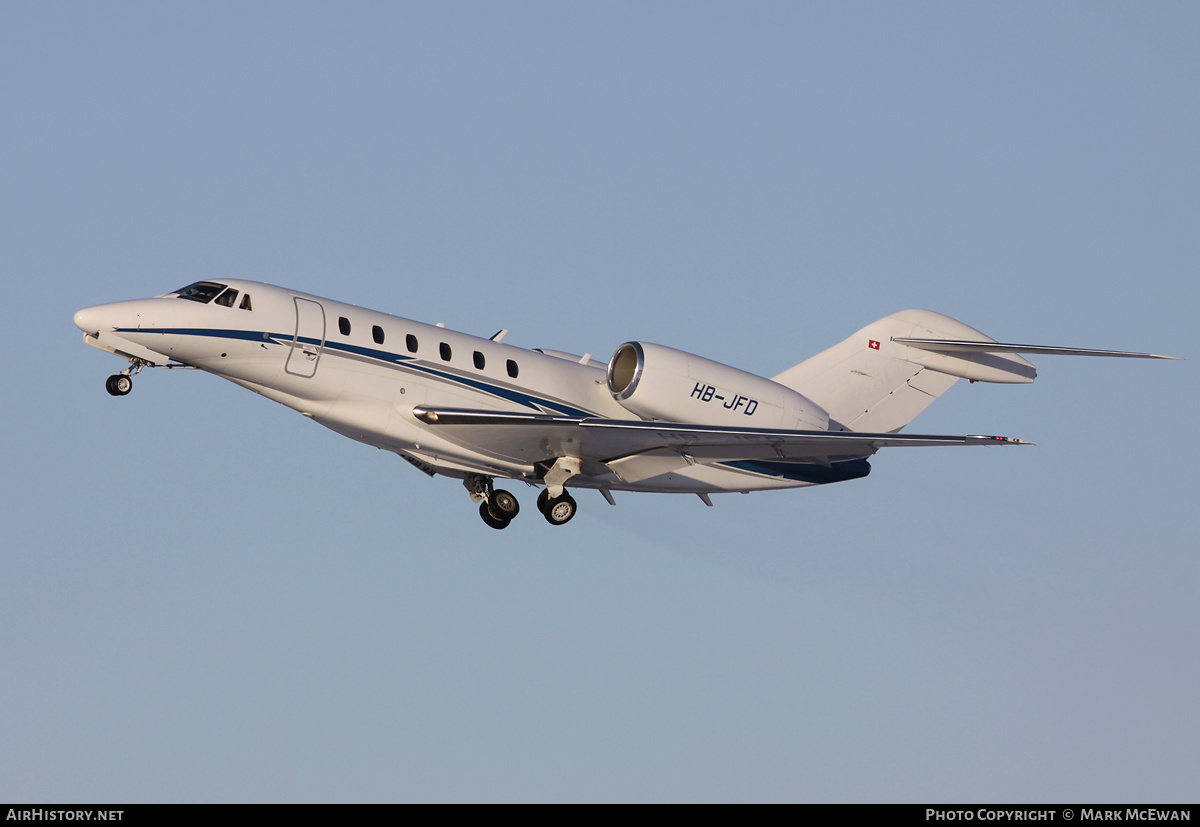 Aircraft Photo of HB-JFD | Cessna 750 Citation X | AirHistory.net #258390