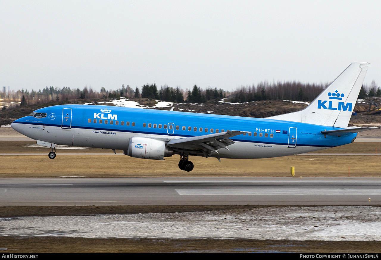 Aircraft Photo of PH-BTH | Boeing 737-306 | KLM - Royal Dutch Airlines | AirHistory.net #258397