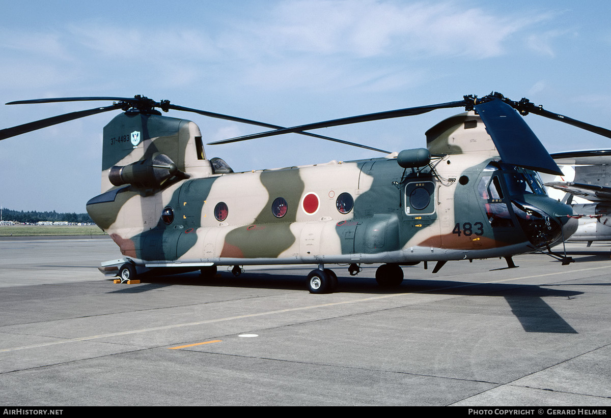 Aircraft Photo of 37-4483 | Boeing CH-47J Chinook (414) | Japan - Air Force | AirHistory.net #258402