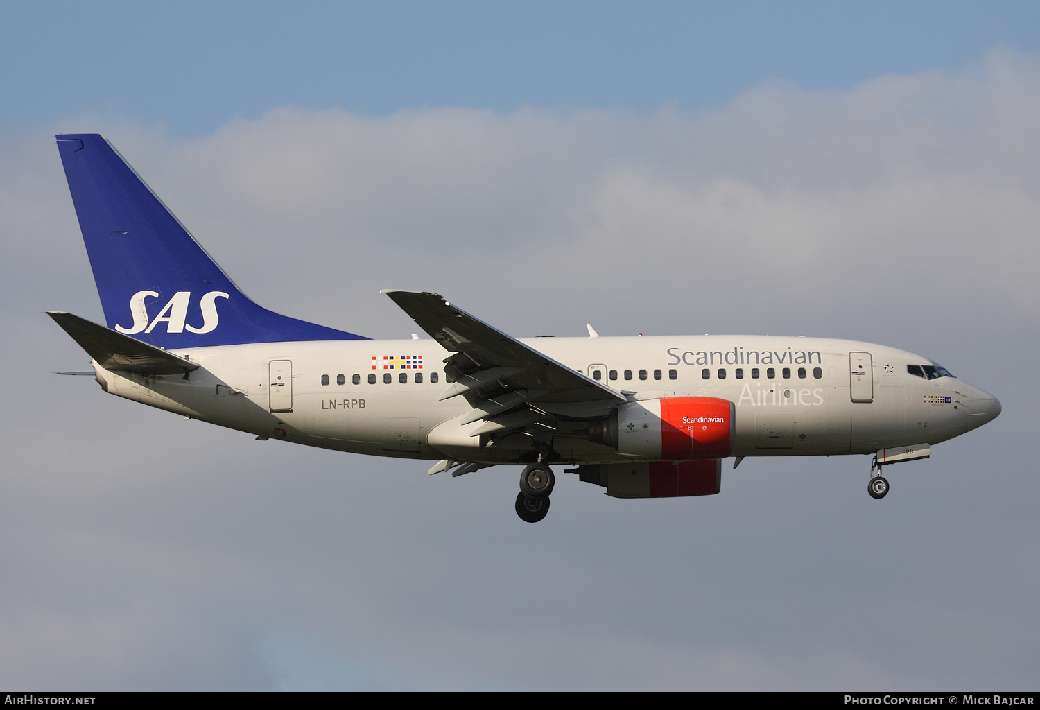 Aircraft Photo of LN-RPB | Boeing 737-683 | Scandinavian Airlines - SAS | AirHistory.net #258403