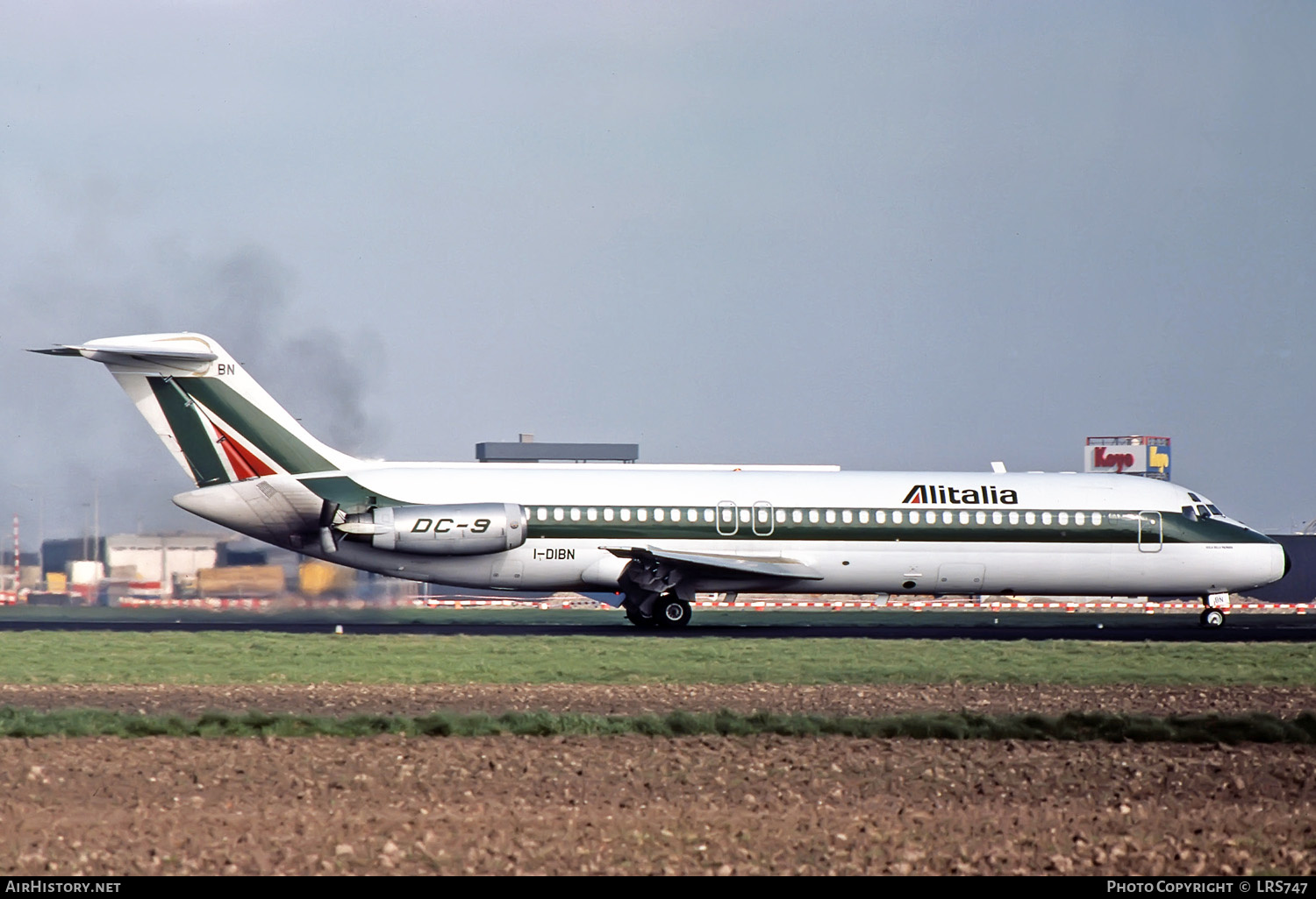 Aircraft Photo of I-DIBN | McDonnell Douglas DC-9-32 | Alitalia | AirHistory.net #258411