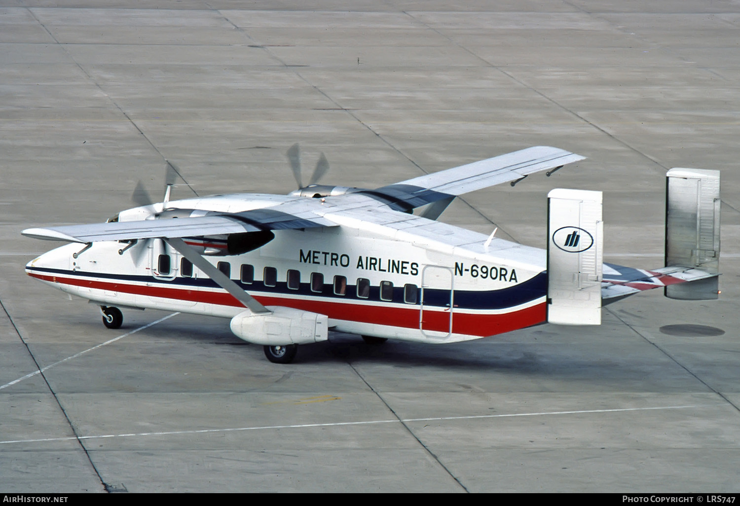 Aircraft Photo of N690RA | Short 330-200 | Metro Airlines | AirHistory.net #258427