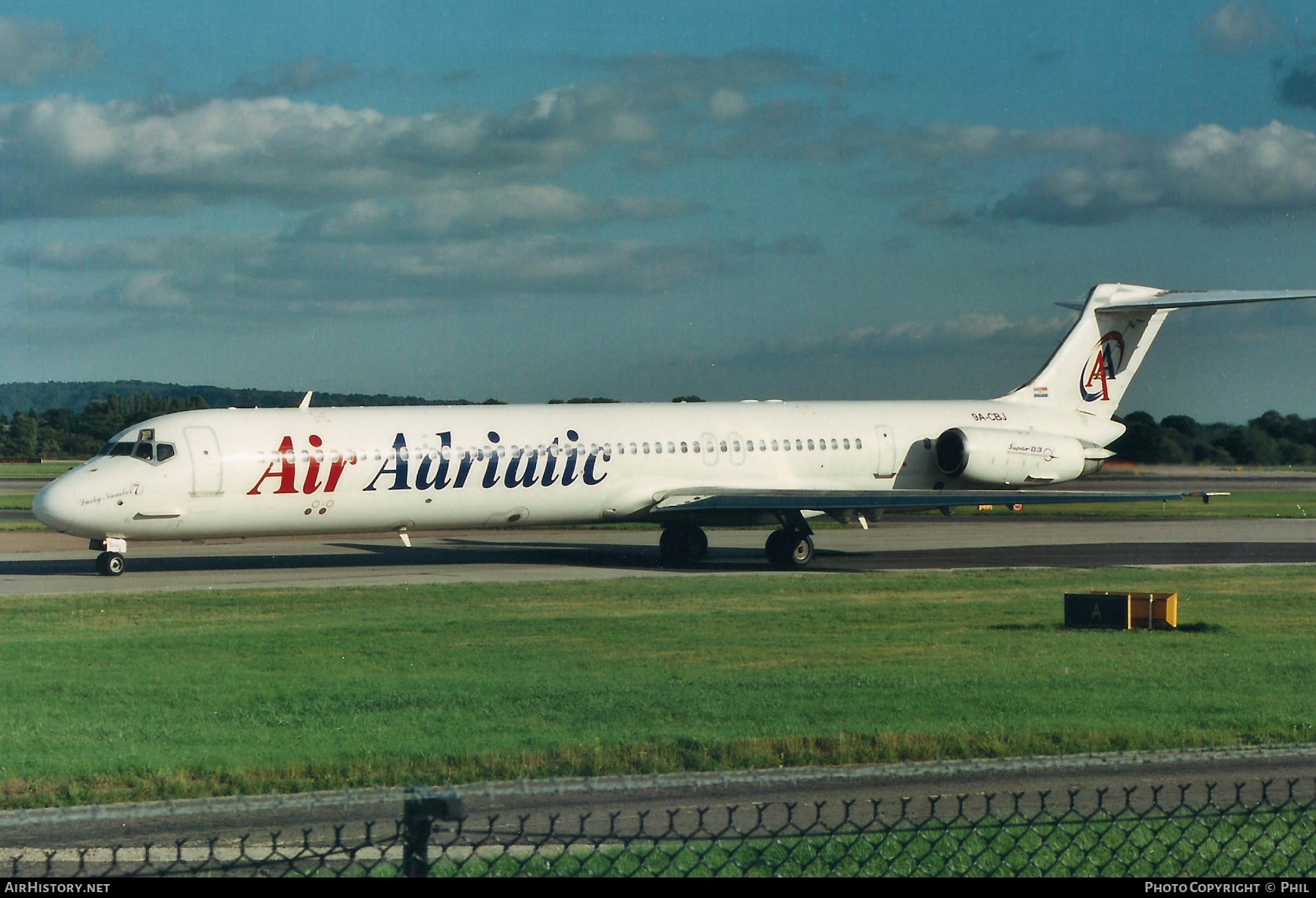 Aircraft Photo of 9A-CBJ | McDonnell Douglas MD-83 (DC-9-83) | Air Adriatic | AirHistory.net #258437