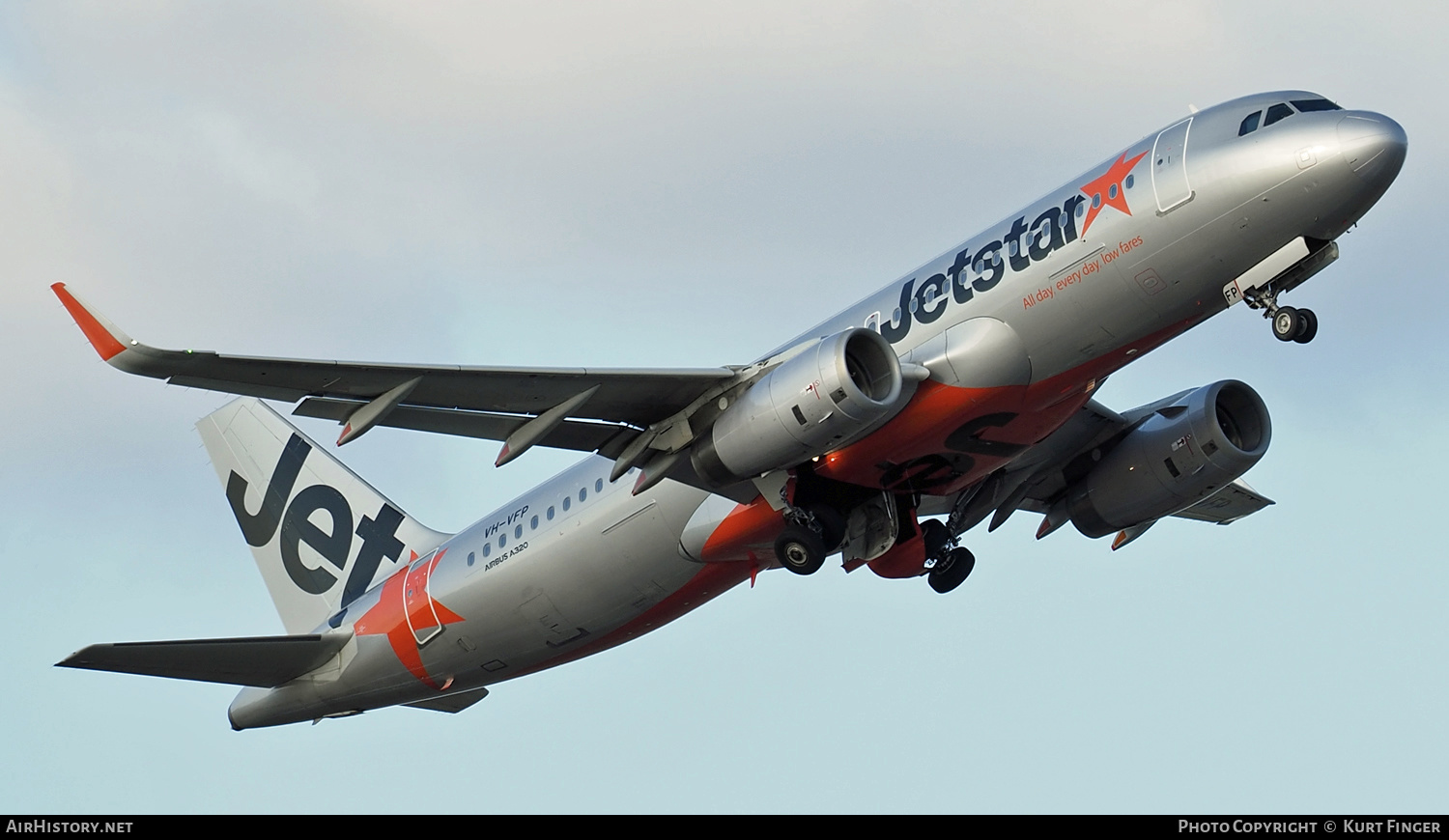 Aircraft Photo of VH-VFP | Airbus A320-232 | Jetstar Airways | AirHistory.net #258453