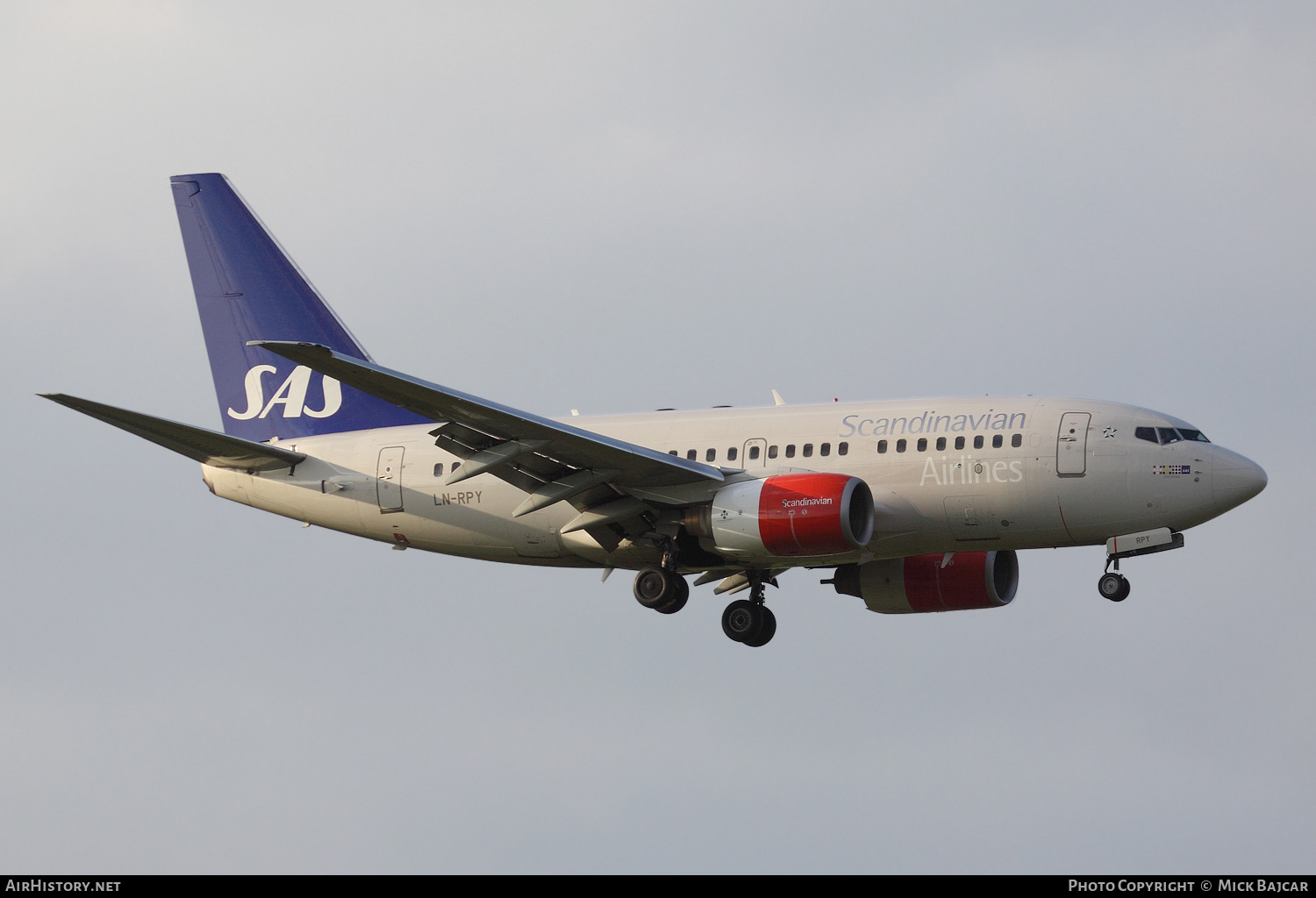 Aircraft Photo of LN-RPY | Boeing 737-683 | Scandinavian Airlines - SAS | AirHistory.net #258488