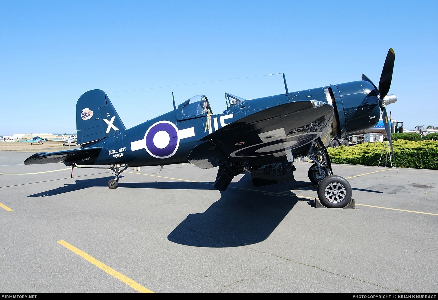 Aircraft Photo of C-GVWC / KD658 | Goodyear FG-1D Corsair | UK - Navy | AirHistory.net #258505