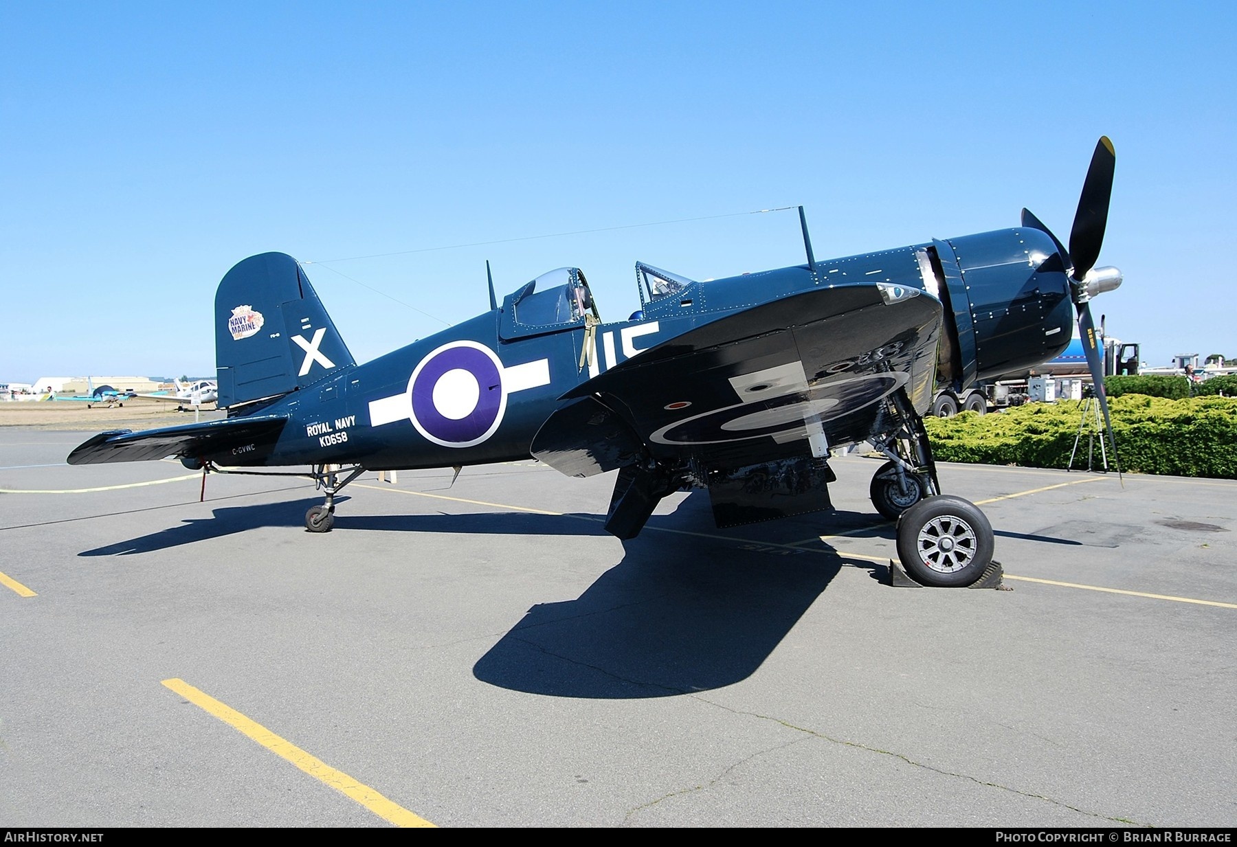 Aircraft Photo of C-GVWC / KD658 | Vought FG-1D Corsair | UK - Navy | AirHistory.net #258505