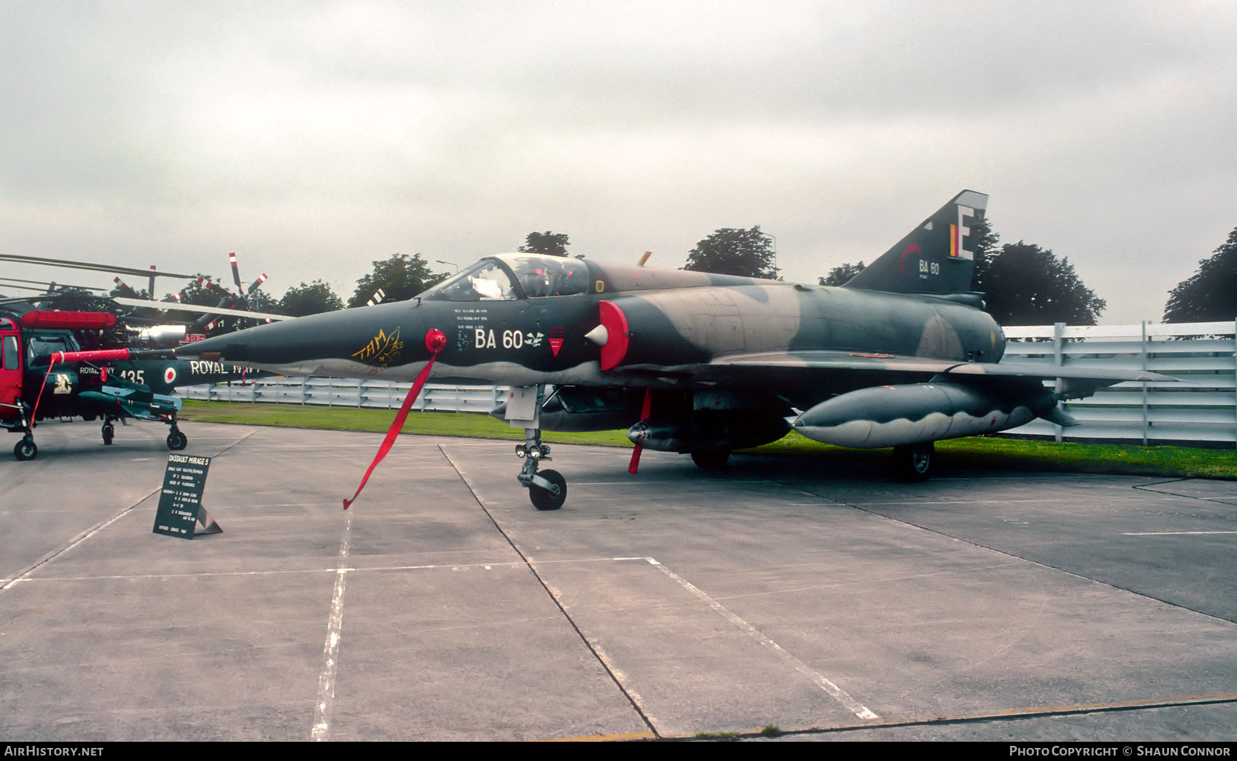 Aircraft Photo of BA60 | Dassault Mirage 5BA | Belgium - Air Force | AirHistory.net #258513