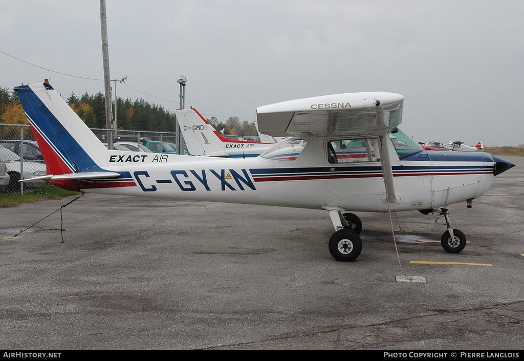 Aircraft Photo of C-GYXN | Cessna 152 | Exact Air | AirHistory.net #258524