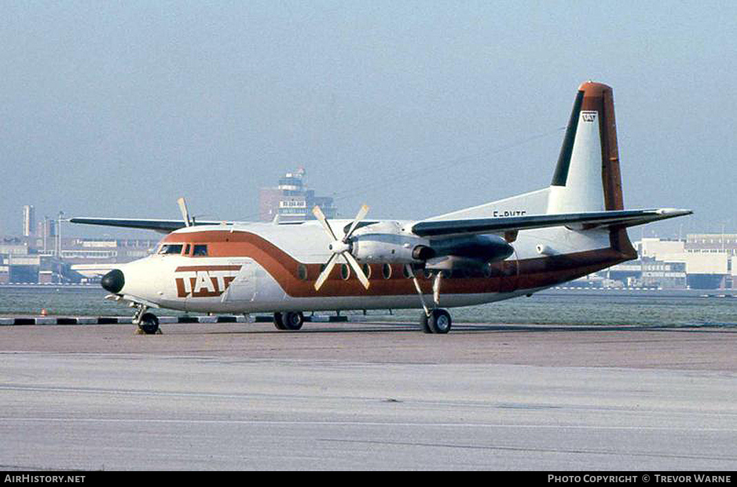 Aircraft Photo of F-BVTE | Fokker F27-200 Friendship | TAT - Touraine Air Transport | AirHistory.net #258571