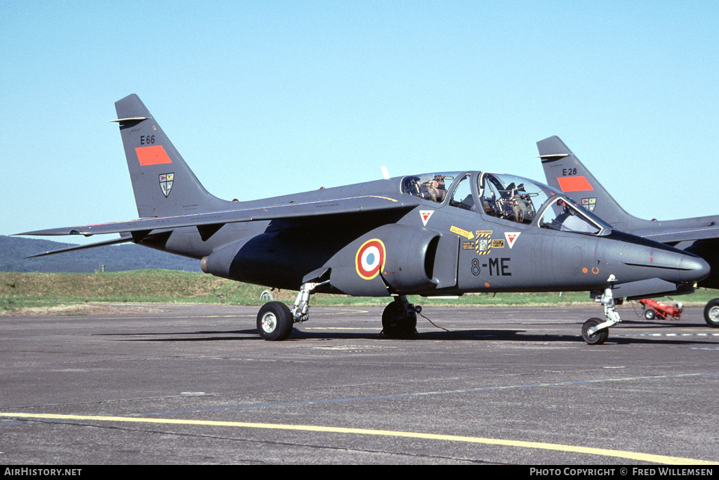 Aircraft Photo of E66 | Dassault-Dornier Alpha Jet E | France - Air Force | AirHistory.net #258580