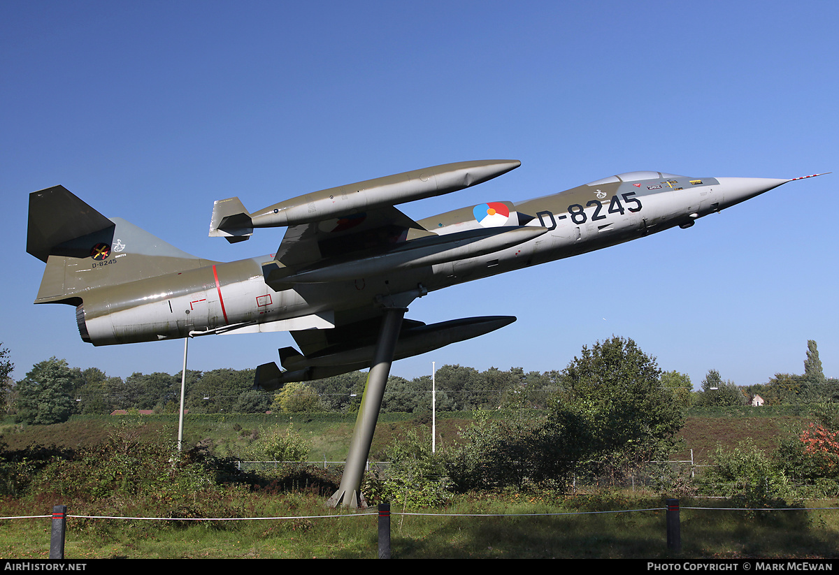 Aircraft Photo of D-8245 | Lockheed F-104G Starfighter | Netherlands - Air Force | AirHistory.net #258595