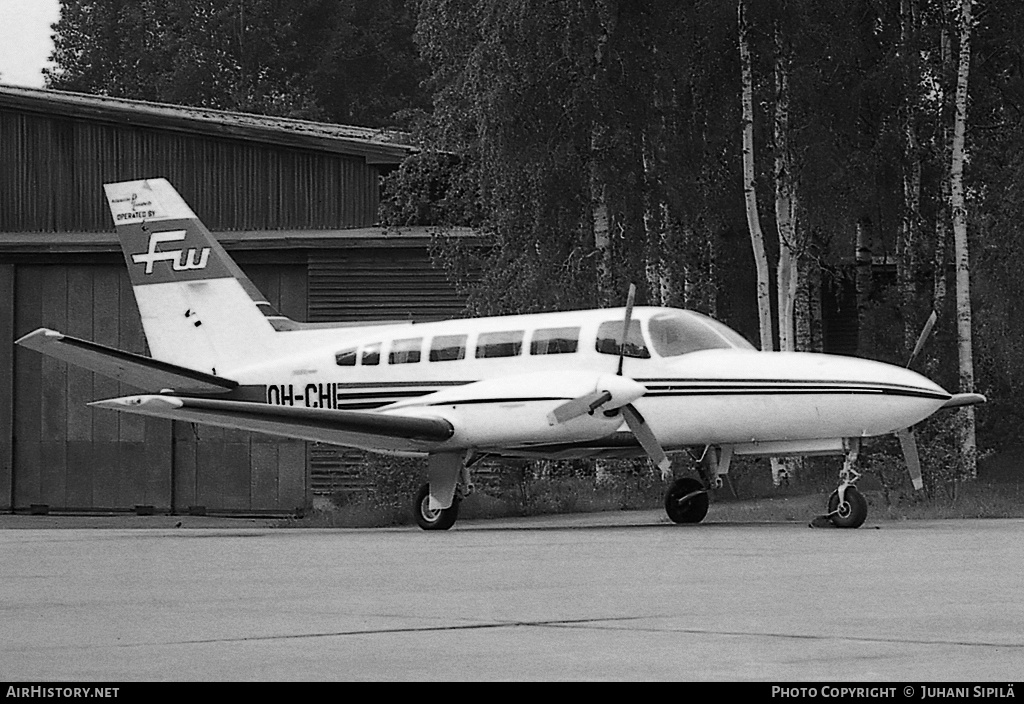 Aircraft Photo of OH-CHI | Cessna 404 Titan Ambassador | Finnwings | AirHistory.net #258602