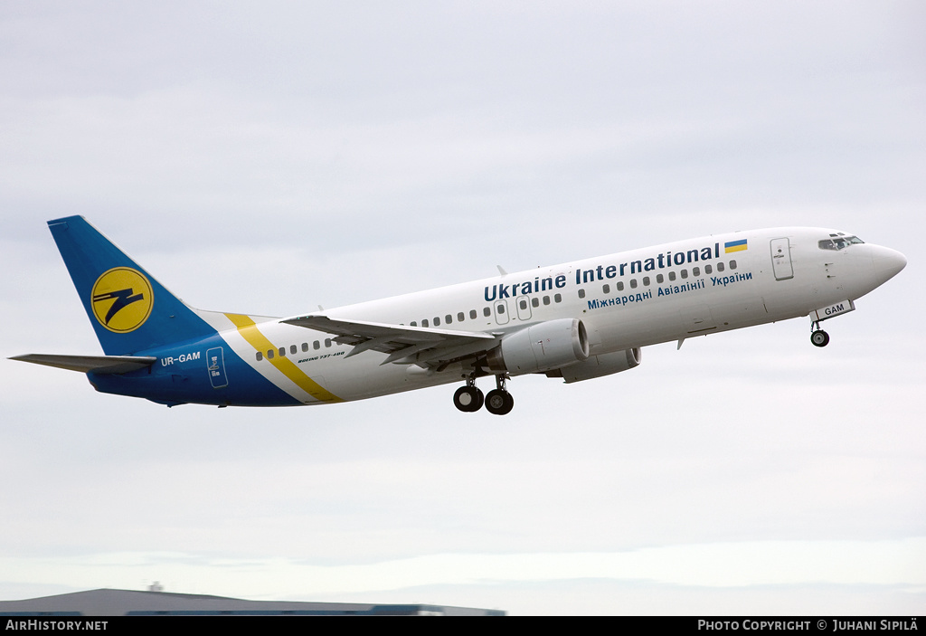 Aircraft Photo of UR-GAM | Boeing 737-4Y0 | Ukraine International Airlines | AirHistory.net #258628