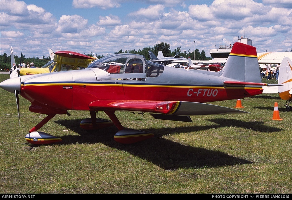 Aircraft Photo of C-FTUO | Van's RV-6 | AirHistory.net #258630