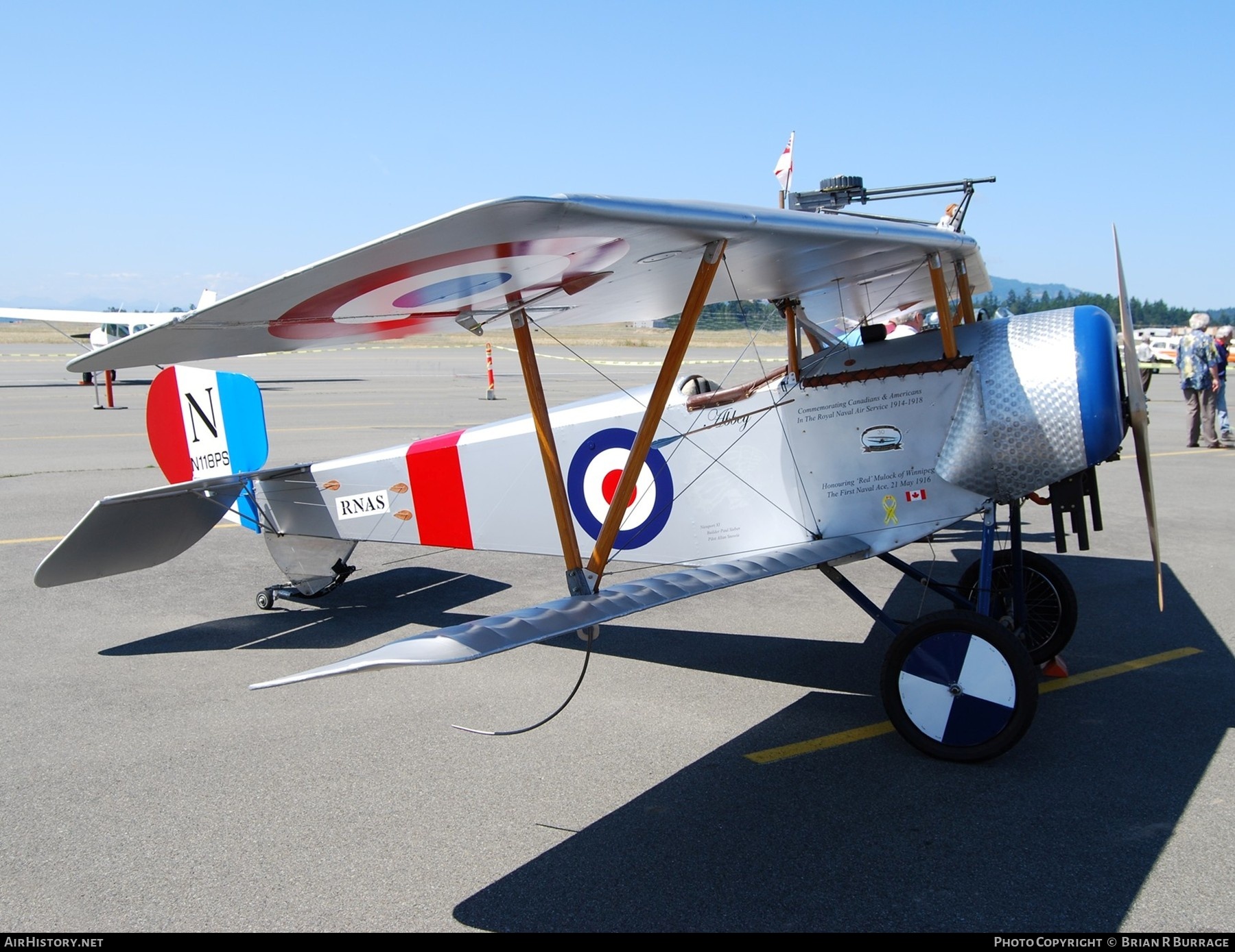 Aircraft Photo of N118PS | Nieuport 11 (replica) | UK - Navy | AirHistory.net #258645