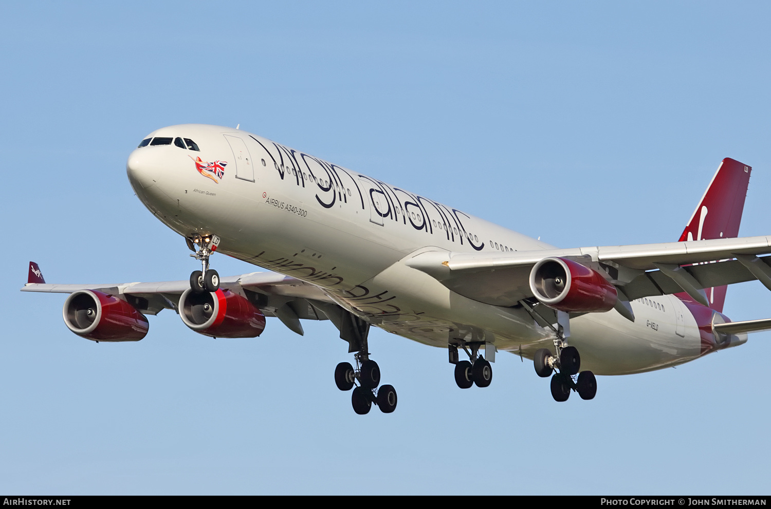 Aircraft Photo of G-VELD | Airbus A340-313 | Virgin Atlantic Airways | AirHistory.net #258648