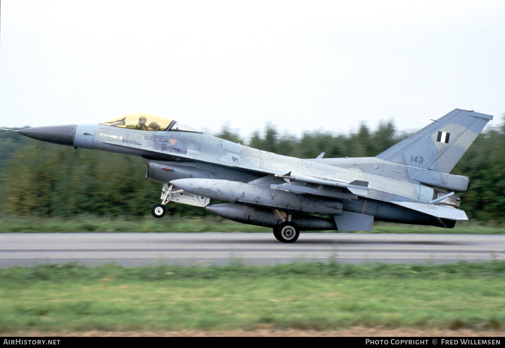 Aircraft Photo of 143 | General Dynamics F-16C Fighting Falcon | Greece - Air Force | AirHistory.net #258652