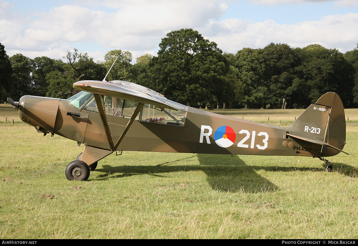 Aircraft Photo of PH-RED / R-213 | Piper PA-18A-135 Super Cub | Netherlands - Air Force | AirHistory.net #258655