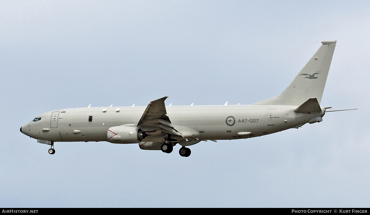 Aircraft Photo of A47-007 | Boeing P-8A Poseidon | Australia - Air Force | AirHistory.net #258671