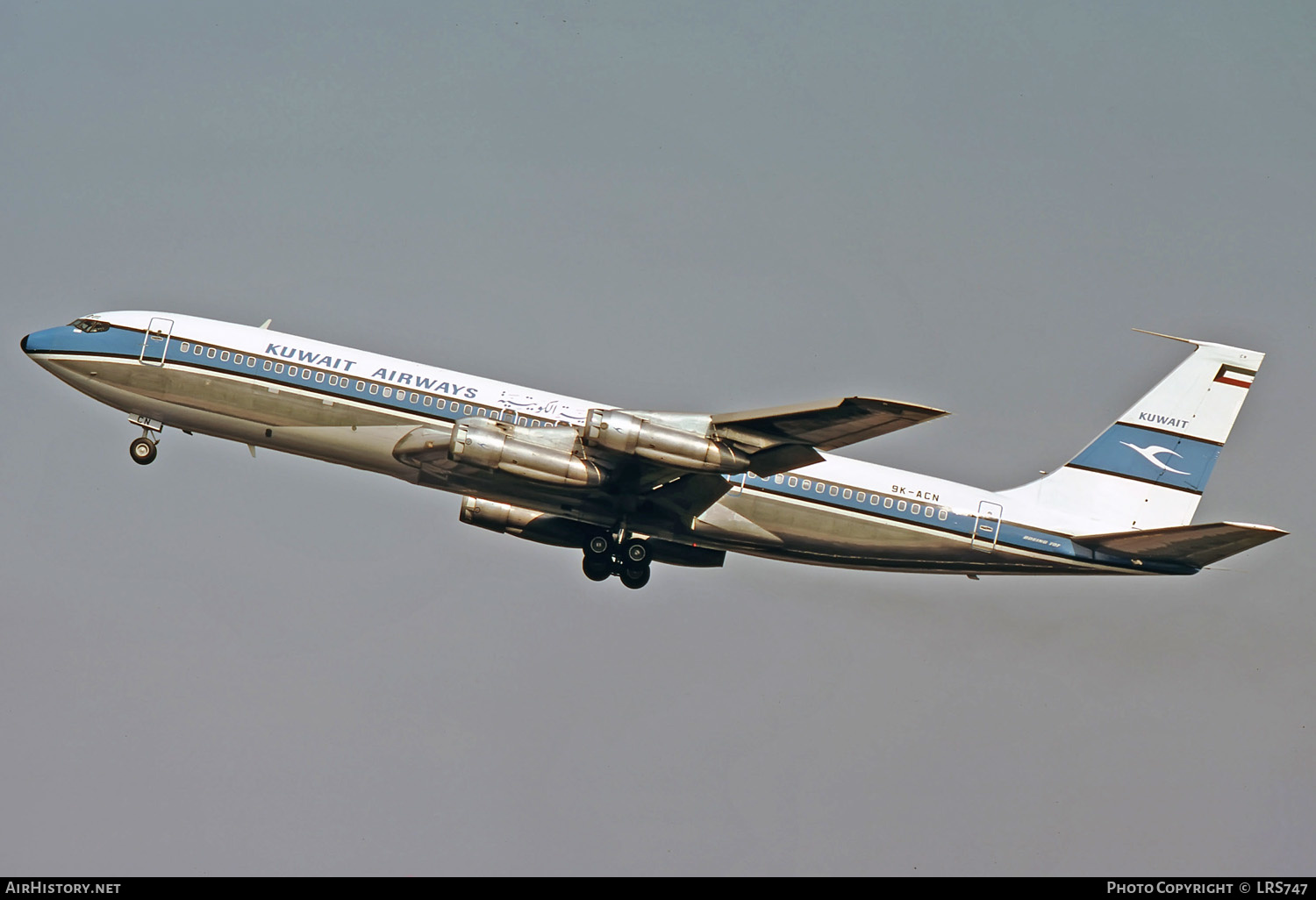 Aircraft Photo of 9K-ACN | Boeing 707-369C | Kuwait Airways | AirHistory.net #258680