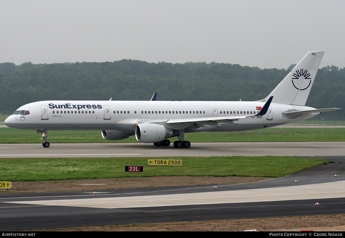 Aircraft Photo of TC-SND | Boeing 757-28A | SunExpress | AirHistory.net #258695