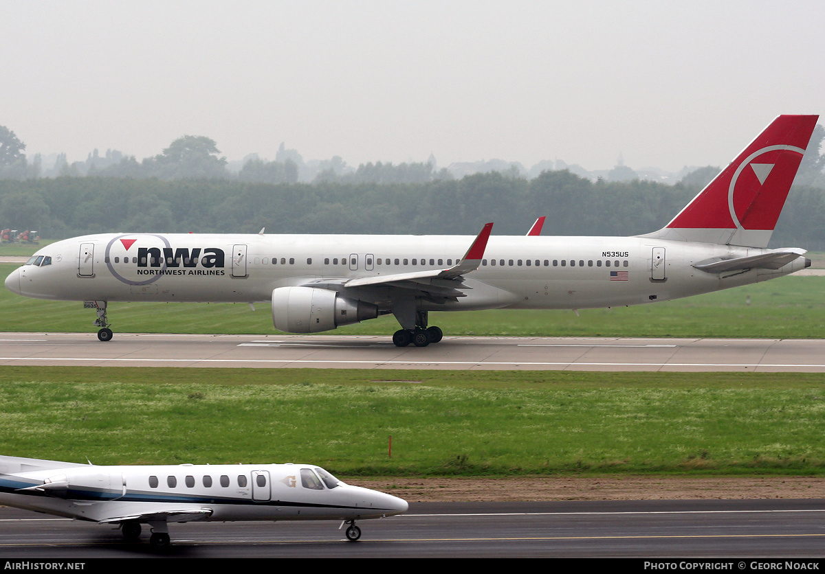 Aircraft Photo of N535US | Boeing 757-251 | Northwest Airlines | AirHistory.net #258696