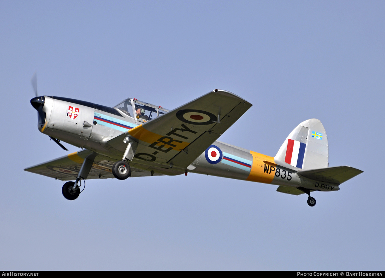 Aircraft Photo of D-ERTY / WP835 | De Havilland DHC-1 Chipmunk Mk22 | UK - Air Force | AirHistory.net #258706