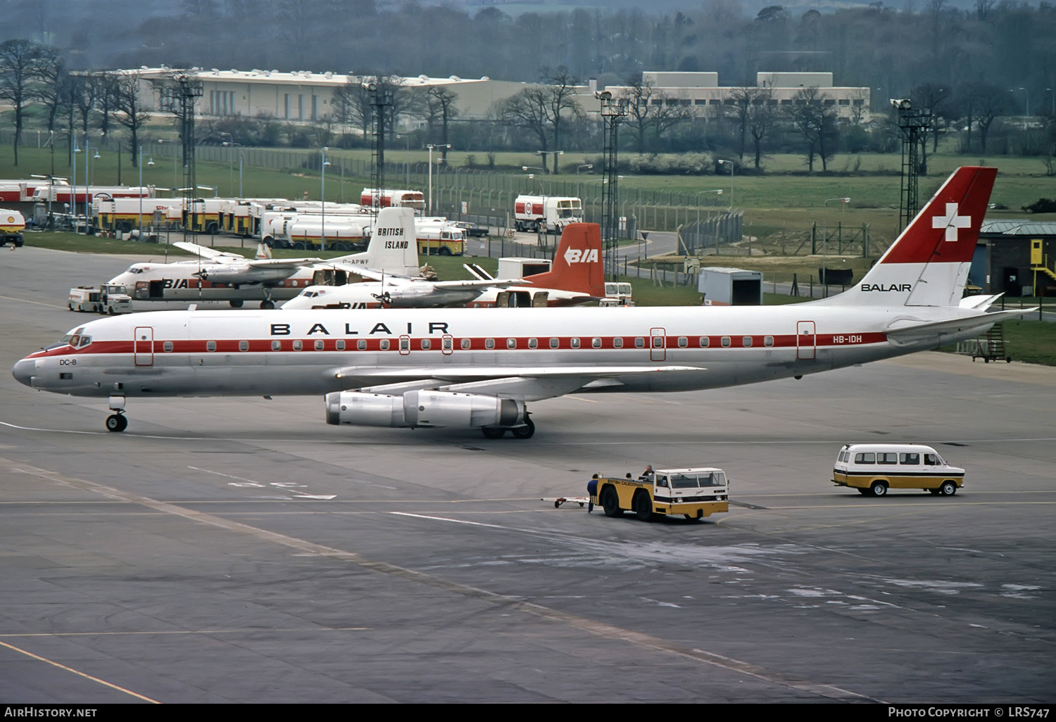 Aircraft Photo of HB-IDH | McDonnell Douglas DC-8-62CF | Balair | AirHistory.net #258708