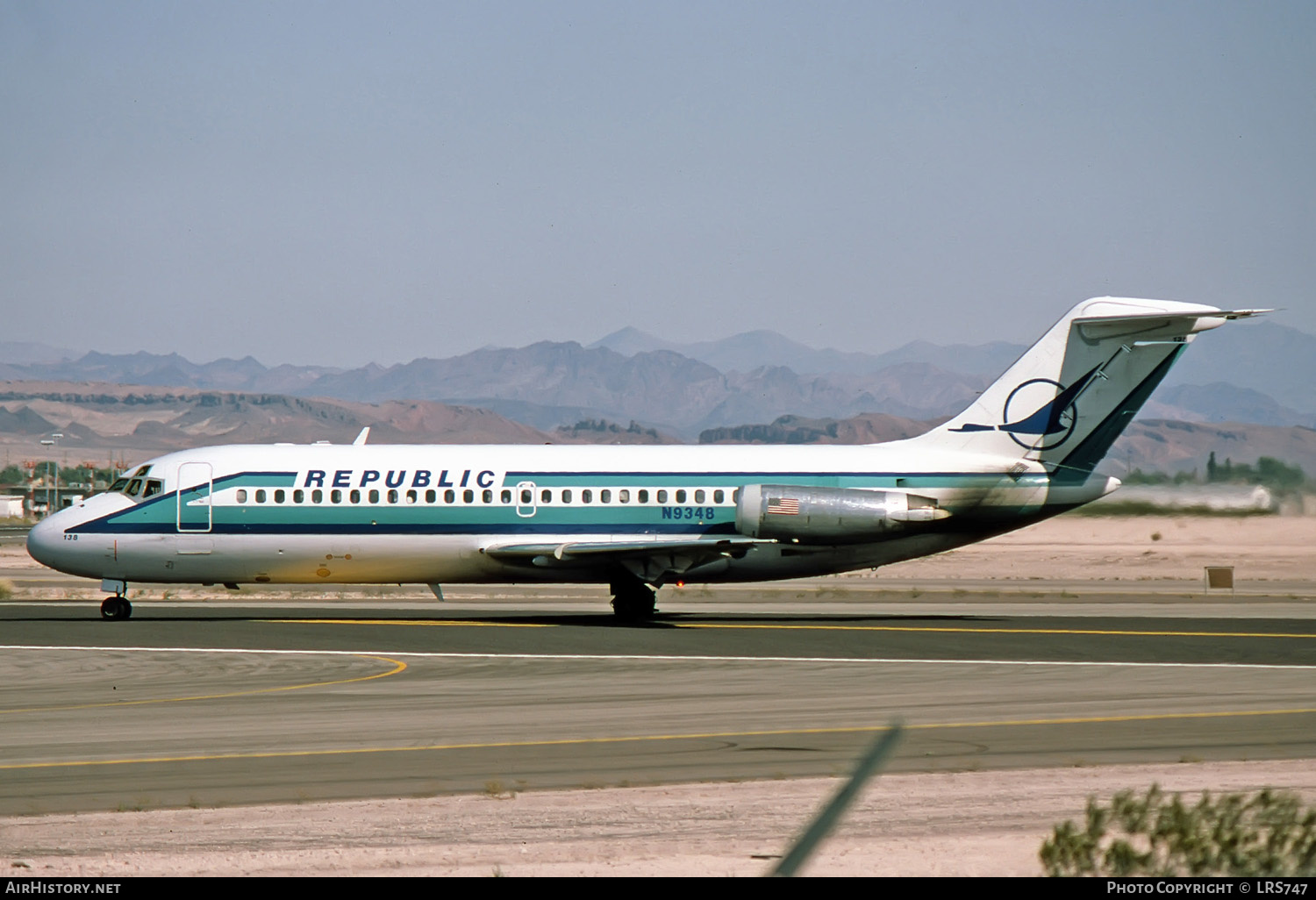 Aircraft Photo of N9348 | McDonnell Douglas DC-9-15 | Republic Airlines | AirHistory.net #258715