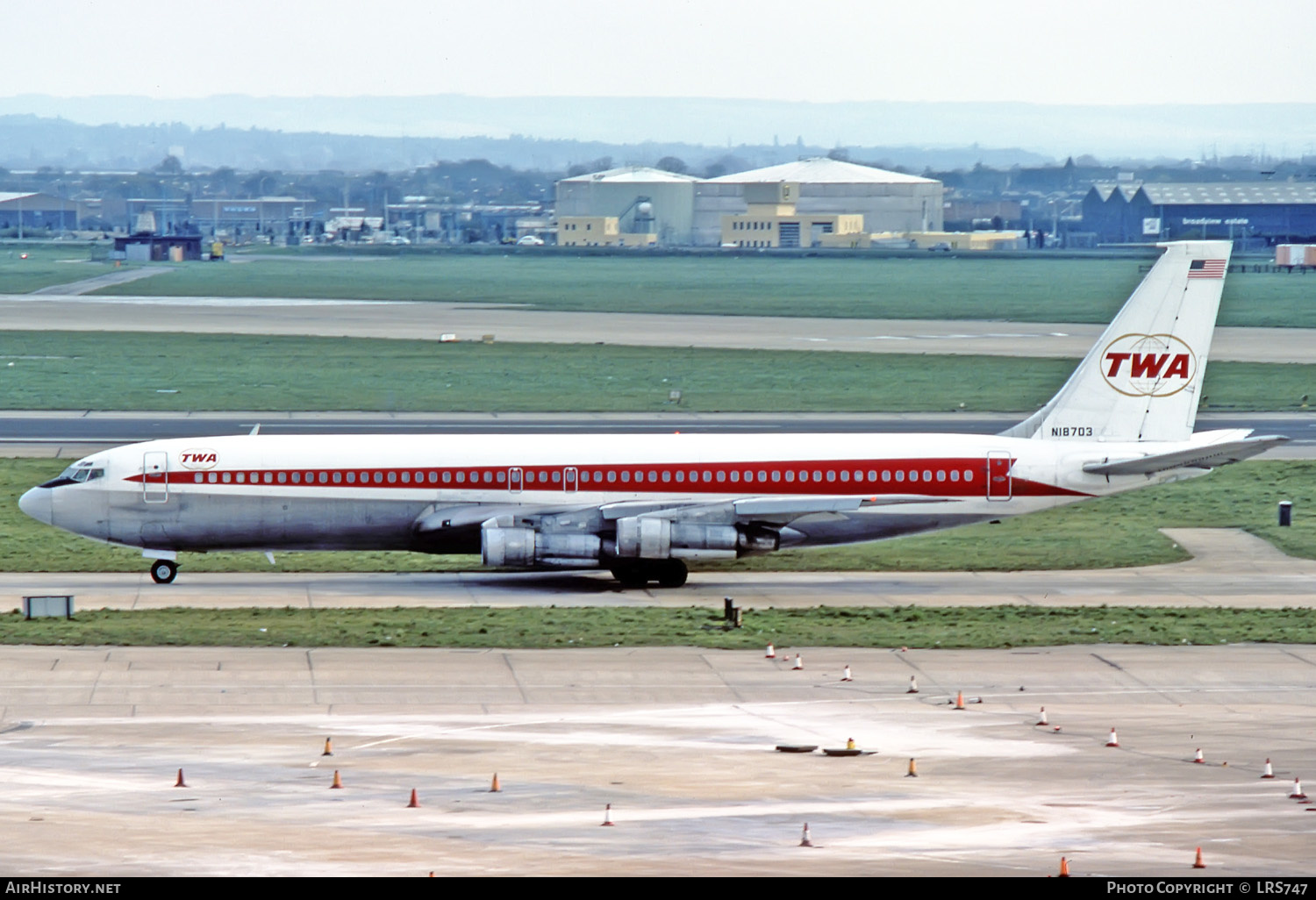 Aircraft Photo of N18703 | Boeing 707-331B | Trans World Airlines - TWA | AirHistory.net #258719