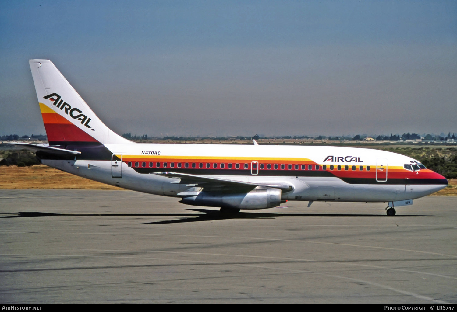 Aircraft Photo of N470AC | Boeing 737-247 | AirCal | AirHistory.net #258721