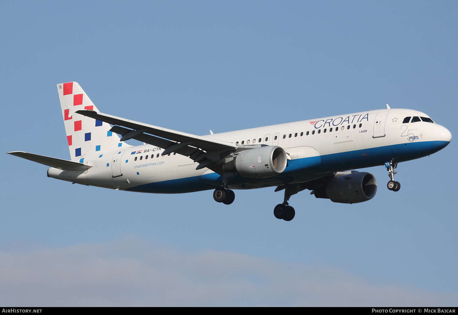 Aircraft Photo of 9A-CTK | Airbus A320-214 | Croatia Airlines | AirHistory.net #258729